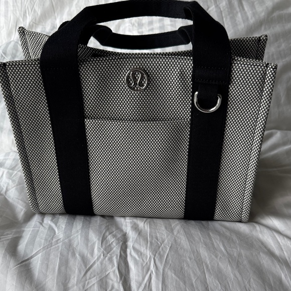 lululemon athletica Handbags - lululemon athletica small Black and White Crossbody Bag